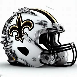 New Orleans Saints Star Wars Concept Football Helmet