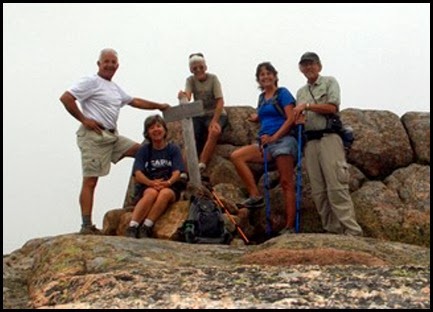 02n4 - Pemetic Mtn Hike - Everybody at Pemetic Summit