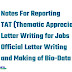 Notes For Reporting, What is TAT (Thematic Appreciation Test) | Science Tutor