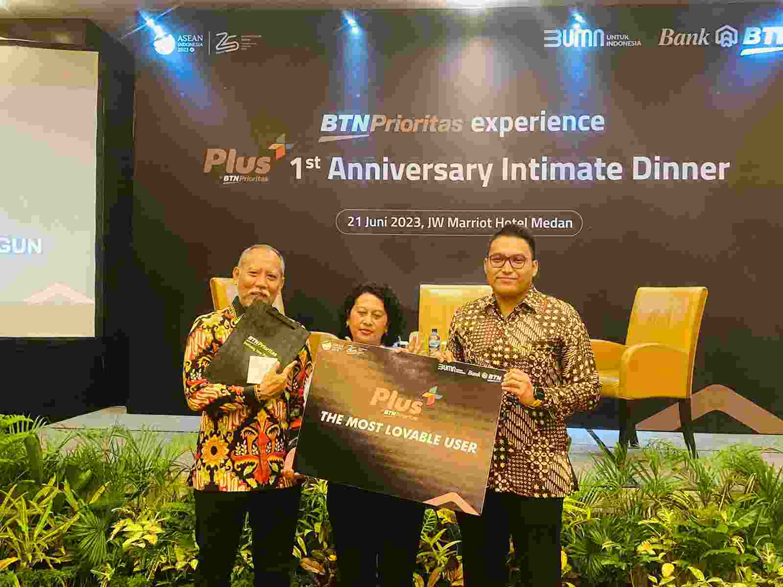 Perayaan Satu Tahun PLUS by BTN Prioritas Gelar Roadshow di Medan