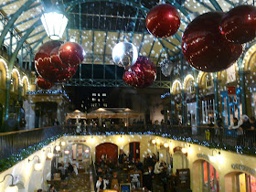 Londres Covent Garden à Noël