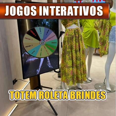 JOGO ROLETA PROMOÇÃO PRODUTOS