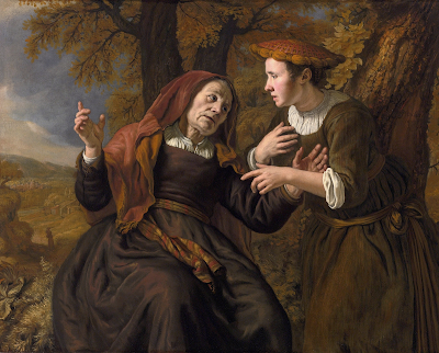 Ruth and Naomi by Jan Victors (Public domain)