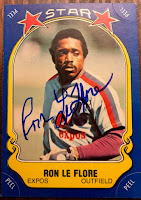 Ron LeFlore 1981 Fleer Star Sticker TTM Autograph