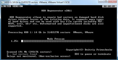 HDD Regenerator 1.71 Screenshot