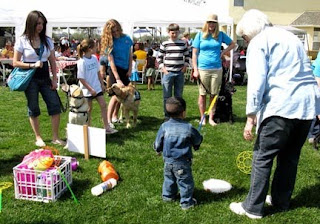 The Blind Babies Foundation beep Easter egg hunt