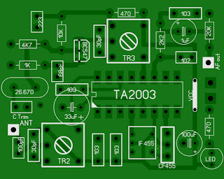 TA2003 TA8164 Receiver PCB