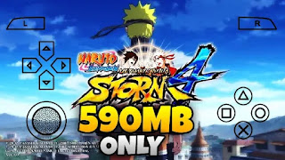 [590MB] Naruto Shippuden Ultimate Ninja Storm 4 Highly Compressed PSP ISO