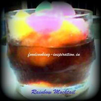 desi tamarind drink rainbow mocktail