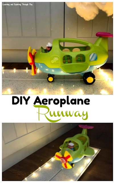 Aeroplane Runway DIY - Vehicle Activities for Kids