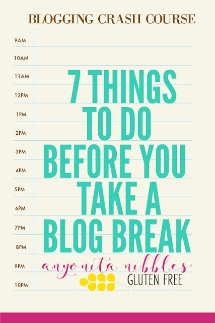 Planning on putting professional blogging on pause for a while? Before you do, make sure you follow this checklist to make your return smooth and simple!