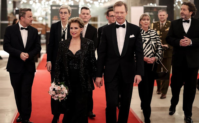 Grand Duke Henri and Grand Duchess Maria Teresa attended the 10th edition of Luxembourg Film Awards ceremony
