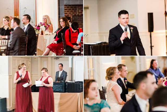 A nautical winter wedding with a spectacular sunset at the Chesapeake Bay Beach Club by Heather Ryan Photography