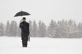 Civil servant in snow