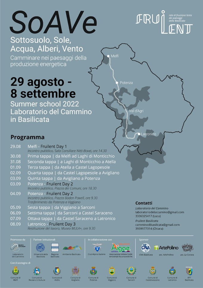 Summer School SoAVE: laboratorio del cammino in Basilicata