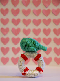 crochet whale rattle