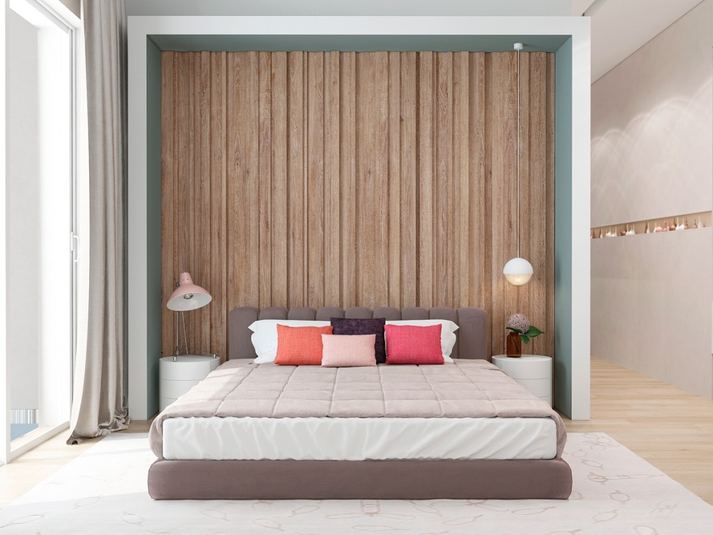 40 Desain  Dinding  Kayu  Kamar  Tidur Ciptakan Kesan Elegan 