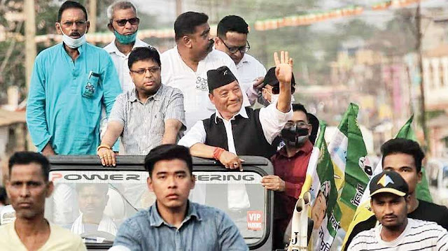 Bimal Gurung’s campaign in south