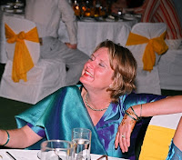Annette at our wedding, Devi Garh India Nov 2003
