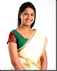 actress sadhika in kerala saree