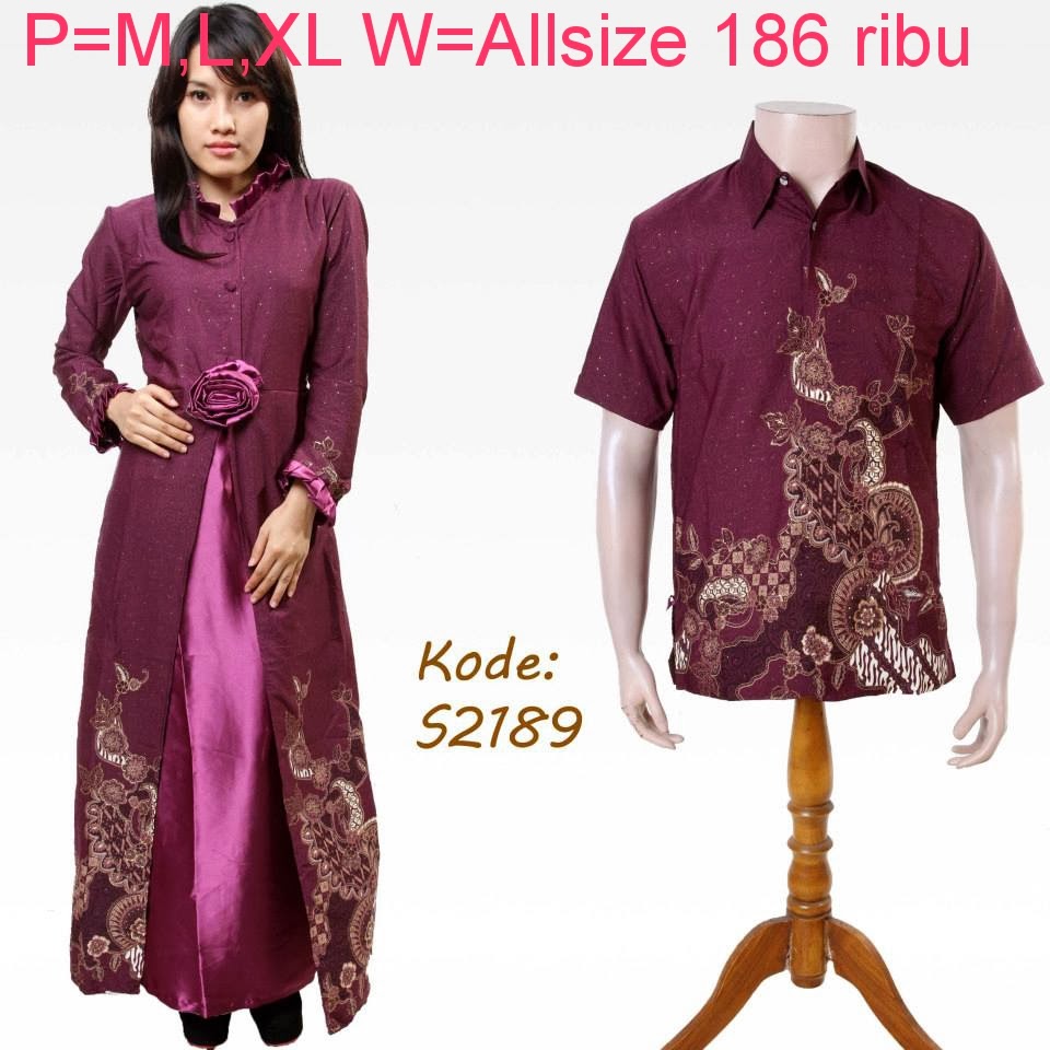 Ide Top 48 Gambar Baju  Batik  Couple Satu  Keluarga