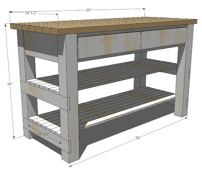 Kitchen Island Plan