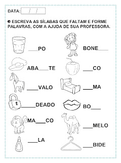 Caderno de Atividades para Educação Infantil 5 anos – Linguagem