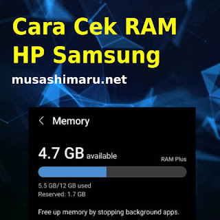 Cara Cek RAM Hp Samsung