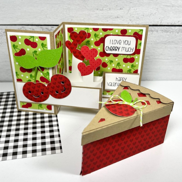 Valentine's Day Cherry Card & Gift Box Tutorial