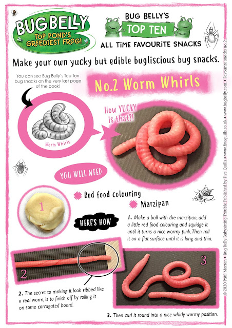 Worm Whirls edible bugs recipe