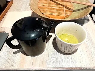 Sobayu with shiso soba dipping sauce