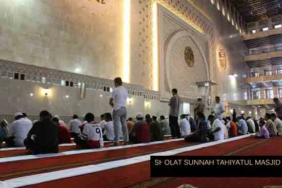 sholat sunnah tahiyatul masjid