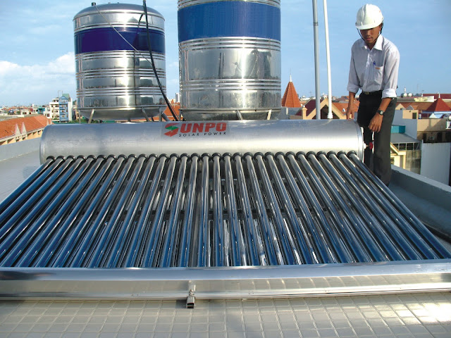 công trình máy nước nóng năng lượng mặt trời sunpo - 1