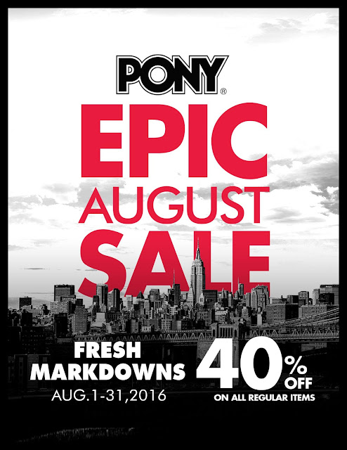 Pony Philippines August 2016 Sale