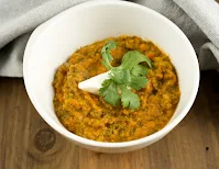 Lentil, Bean, Kale Curry Soup