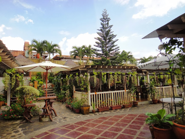 Al fresco dining area of RMS Restaurant in Tagaytay