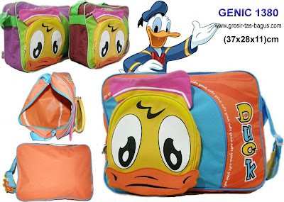 Tas Ransel Anak Sekolah Cewek Murah dan Bagus Genic 1380 - Donald Duck