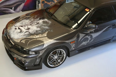 Auto Modification With Airbrush With Variety Of Unique Image