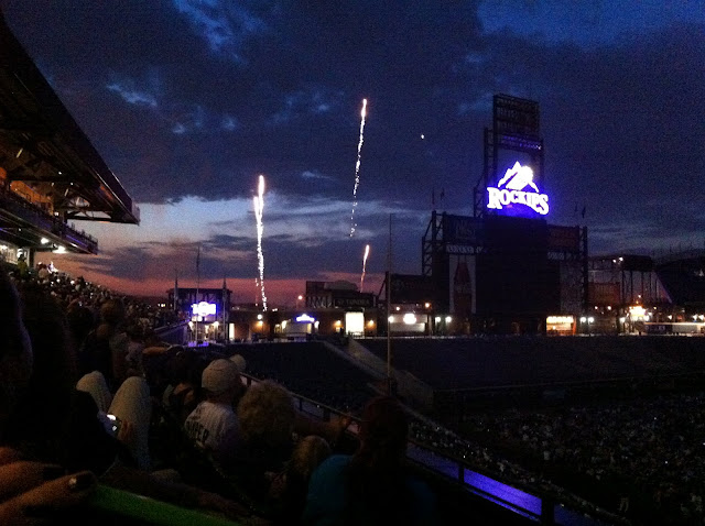 Coors Field Fireworks