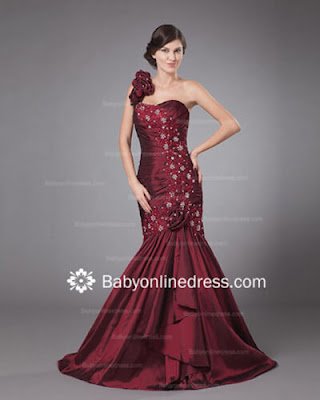 Elegant Sequins/Beading A-Line One-Shoulder Floor-Length Mother Dresses