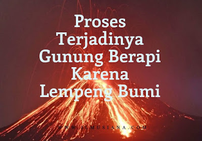  jika dikaitkan dengan pergerakan lempeng bumi Jawaban Proses Terjadinya Gunung Berapi karena Lempeng