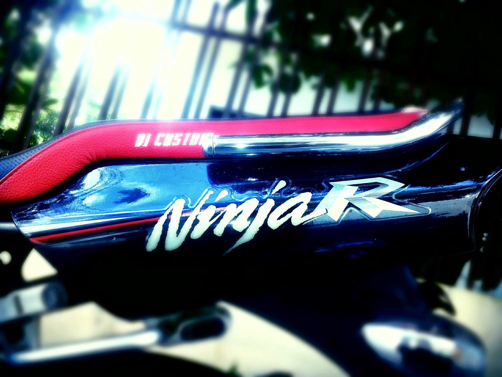 Modifikasi Ninja R 2010 Hitam SEMAR Anak WAYANG Mini Ninjas