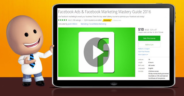 [92% Off] Facebook Ads & Facebook Marketing Mastery Guide 2016| Worth 120$