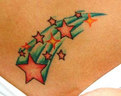 star tattoos for girls vine tattoo designs. Star Hip Tattoos