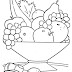 New Coloring Page : Printable fruits basket coloring Page for kids