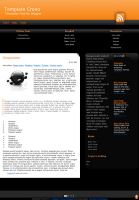 Chrono Blogger Template