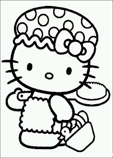 Dibujos de Hello Kitty para Pintar, parte 6