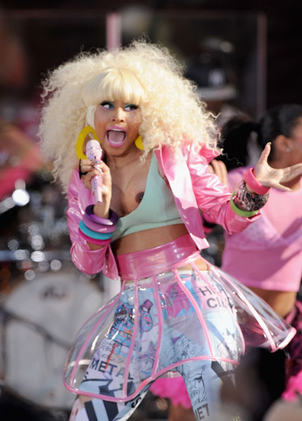 Nicki Minaj Nip Slip Nicki Minaj performed live on Good Morning America 