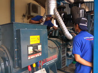 SERVICE GENSET AREA SUKADIRI KABUPATEN TANGERANG