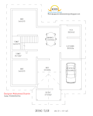 152 Square Meter (1637 Sq. Ft) Indian Villa Design id=